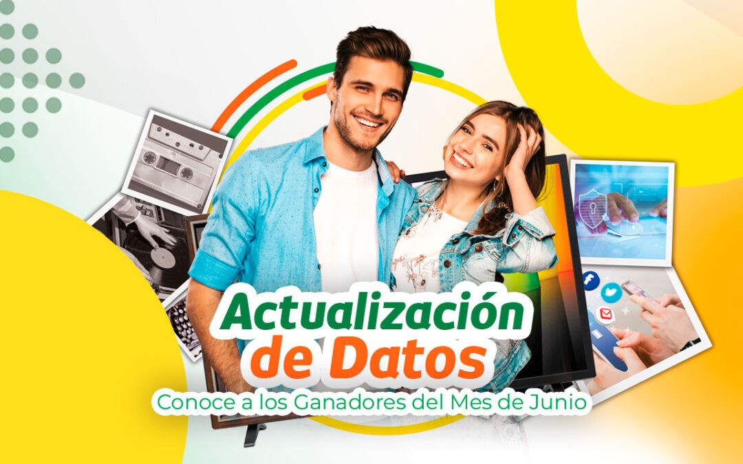 Ganadores Actualización de Datos Junio