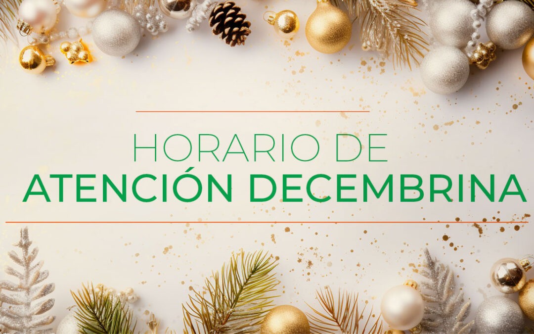 Horario de atención decembrina