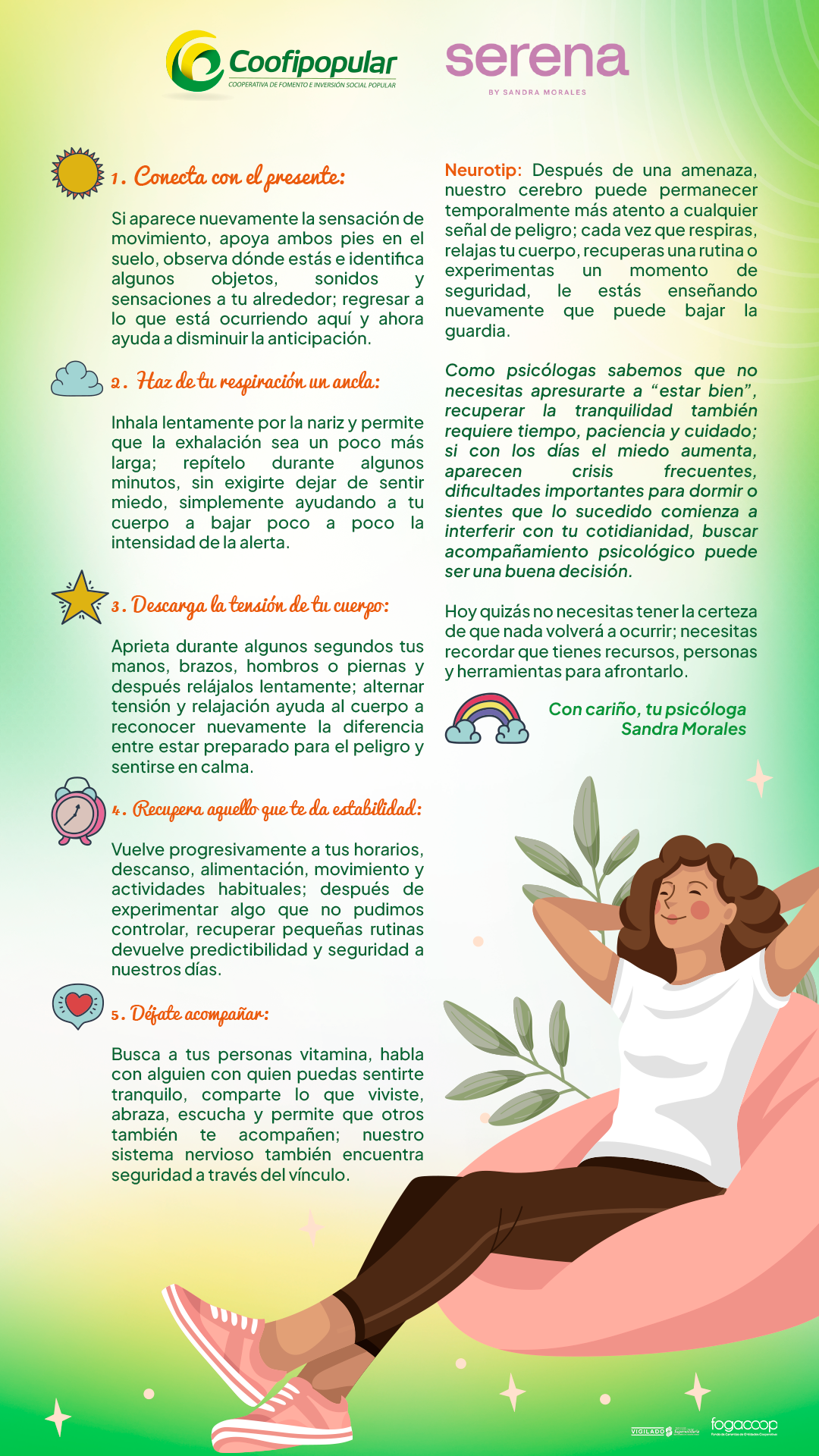 S.O.S Emocional — pieza 2: 5 acciones para volver a la calma